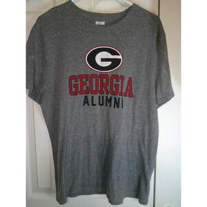 Vintage Tailgate Georgia Alumni T-Shirt Bulldogs‎ XL Mens Gray Short Sleeve